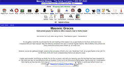 Desktop Screenshot of masonicgraces.com